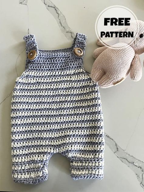 Crochet Baby Overall Free Pattern, Baby Crochet Shorts, Baby Outfit Crochet Pattern, Crochet Christmas Baby Outfits, Baby Jumper Crochet Patterns Free, Baby Bib Crochet Pattern Free, Newborn Sweater Crochet Pattern Free, Crochet Baby Boy Clothes Patterns Free, Crochet Toddler Clothes Free Pattern