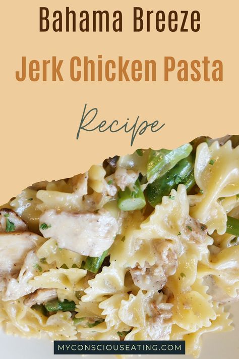 Authentic island spice jerk chicken pasta Jerk Chicken Pasta Recipe Bahama Breeze, Bahama Breeze Jerk Chicken Pasta, Jerk Chicken Pasta Recipe, Chicken Pasta Sauce, Jerk Chicken Pasta, Noodles Recipes, Bahama Breeze, Pasta Noodle Recipe, Cajun Chicken Pasta