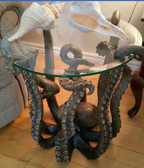 1920 Home Decor, Facts About Halloween, Steampunk Bedroom, Nautical Bar, Weird Furniture, Bubble House, Fantasy Furniture, Halloween Facts, Octopus Design