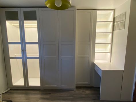 Ikea Wardrobe with dressing table Pax Wardrobe With Desk, Ikea Pax Wardrobe With Dressing Table, Ikea Wardrobe With Dressing Table, Ikea Pax Auli Wardrobe, Ikea Pax Wardrobe 100cm, Ikea Bedroom Master Pax Wardrobe, Dressing Table Hacks, Wardrobe With Dressing, Ikea Wardrobes