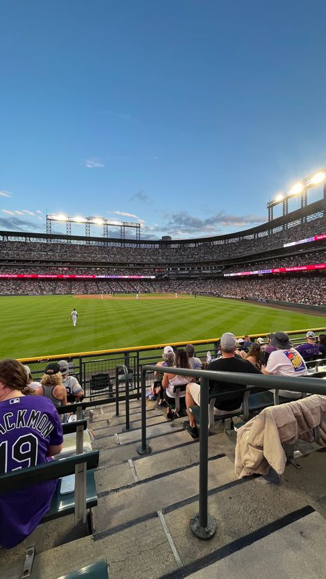 colorado rockies game coors field downtown denver baseball Denver Colorado Aesthetic Summer, Colorado Living Aesthetic, Colorado Summer Aesthetic, Denver Colorado Summer, Denver Colorado Aesthetic, Denver Aesthetic, Aspen Colorado Summer, Fake Travel, Baseball Aesthetic