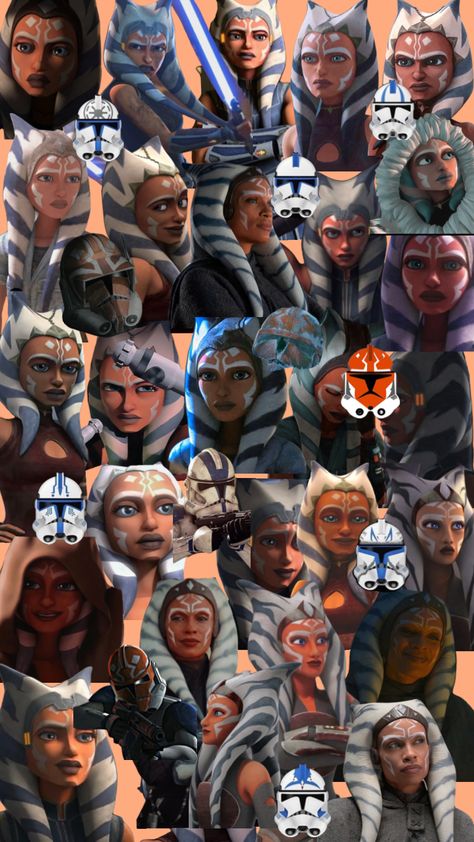 Ahsoka Tano Wallpaper, Ashoka Tano, Star Wars Drawings, Ahsoka Tano, Lightsaber, Clone Wars, Create Collage, Creative Play, Connect With People