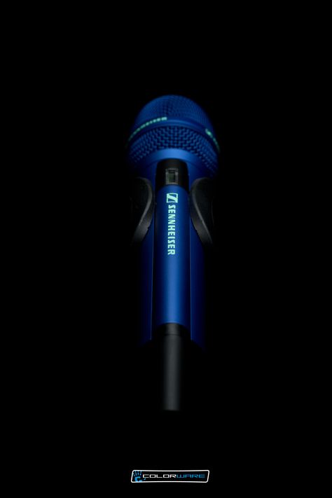 The best looking custom microphone by Sennheiser and ColorWare! Sennheiser Microphone, Microphone Craft, Consumer Board, Custom Microphone, Blue Microphone, Diy Microphone, Crystal Microphone, Microphone Tattoo, Music Mic