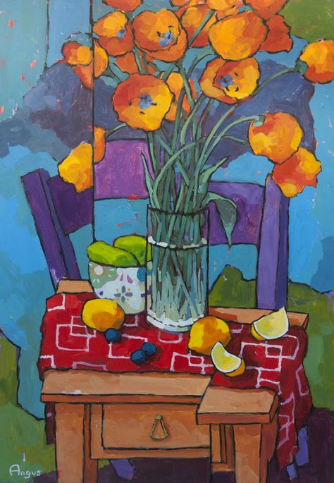 Angus Wilson, Arte Doodle, Wilson Art, Arte Van Gogh, Scottish Artists, American Painting, Southwest Art, Still Life Art, Traditional Paintings