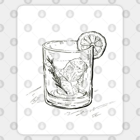 Gin n' Tonic - Black - Sticker | TeePublic Gin And Tonic Tattoo, Gin Tonic Tattoo, Black Stickers, Gin Tonic, Gin And Tonic, Christmas 2023, Gin, Wedding Ideas, Art Drawings