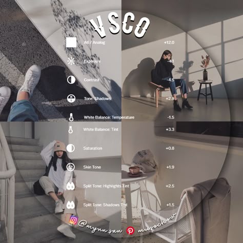 Instagram Vsco Filters, Ig Feed Filter Ideas, Vsco Filter Presets, Best Vsco Filters Instagram, Edit Vsco, Filter Guide, Vsco Filter Free, Filter Foodie, Vsco Lightroom Presets