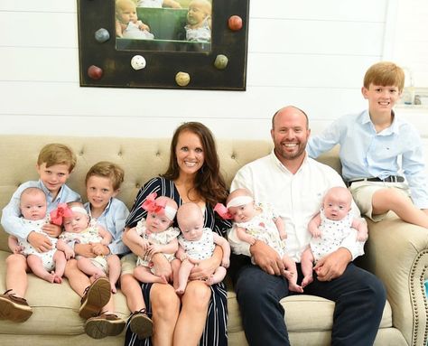 Quadruplets Nursery, Rainbow Rooms, Busby Quints, Alabama Baby, Multiples Baby, Proud Parents, Baby Faces, Sweet Home Alabama, Sleeping Through The Night