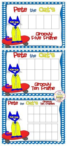 Everyone loves the adorable blue kitty, Pete the Cat. Who wouldn’t… he is so carefree and so cool and so groovy, too! When I know my students love something (in this case Pete), I take full on advantage of it. Since we are in the throws of adding and subtracting, Pete is going to get used … Pete The Cat Writing Activities, Pete The Cat Bingo Free, Pete The Cat Craft, Pete The Cat Classroom, Classroom Numbers, Token Boards, Pete The Cats, Math Number Sense, Prek Math