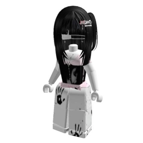 Creepycore Roblox Avatars, Cutegore Roblox Avatars, Cutegore Roblox Avatars Ideas, Roblox Avatars Ideas, Emo Avatar, Emo Roblox Outfits, Skins Roblox, Roblox Character, Roblox Emo Outfits