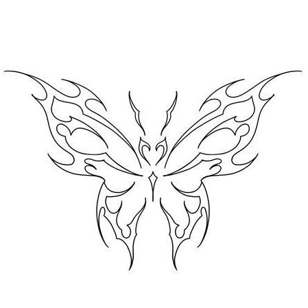 Popular Tattoo Stencils, Yk2 Tattoo Ideas, Line Work Stencil, Cybersigilism Wings Tattoo, Neotribal Butterfly Tattoo, Cybersigilism Tattoo Butterfly, Butterfly Tattoo Linework, Cybersigilism Butterfly, Tattoo Ideas Female Easy