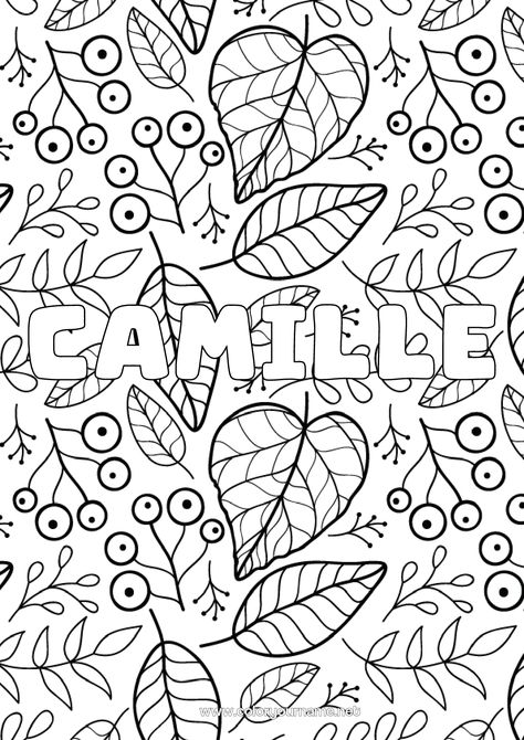 Automne : 248 coloriages personnalisables gratuits à imprimer