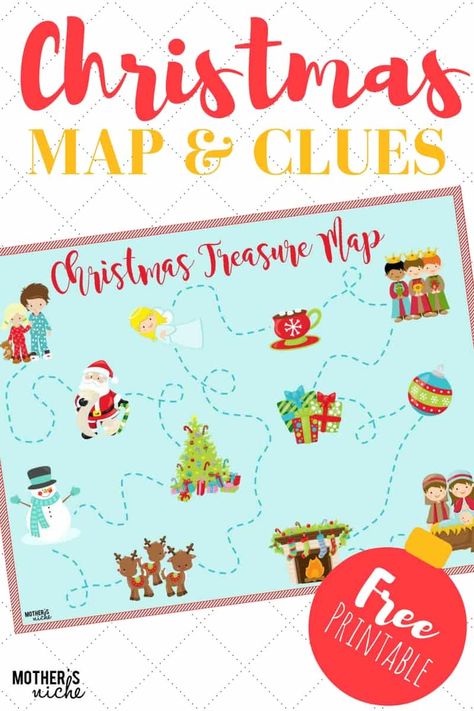 Christmas Activities For Families, Family Christmas Outfits, Kids Fever, Christmas Eve Traditions, Meaningful Christmas, Heart Christmas, Treasure Map, Printable Maps, Christmas Things