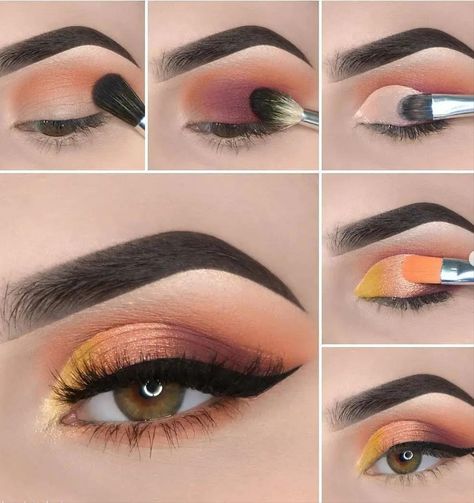 How to draw eyeshadow makeup tutorials step by step? - Lilyart Eyeshadow Drawing, Makeup Concert, Make Up Designs, Dag Make Up, Elegantes Makeup, Mekap Mata, Makeup Pictorial, Flot Makeup, Makeup Tip