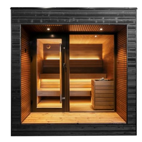 Cabin Sauna, Sauna Kits, Sauna Kit, Sauna Benefits, Narrow Garden, Interior Cladding, Sauna Heater, Aspen Wood, Outdoor Sauna