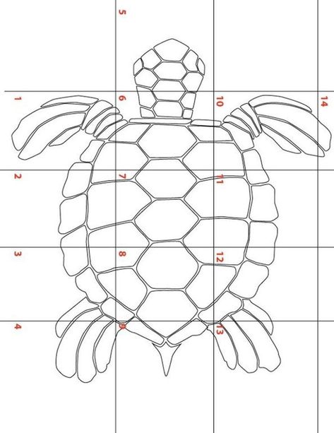 Sea Turtle Template, Sea Template, Turtle Template, Sea Turtle Quilts, Tato Ikan Koi, Turtle Quilt, Turtle Crafts, Turtle Drawing, Sea Turtle Art