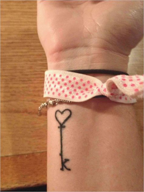 Letter K Tattoo, Small Key Tattoos, Font Tato, Purple Tattoos, Key Tattoos, Key Tattoo, K Tattoo, L Tattoo, Bug Tattoo