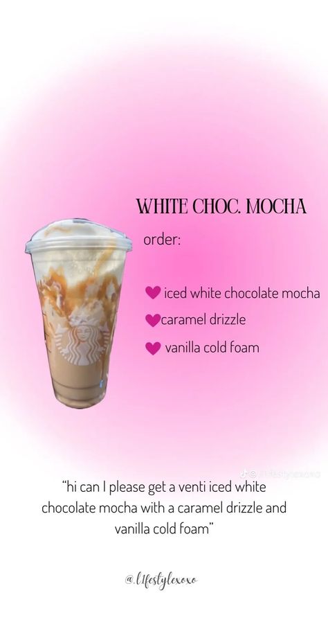 Starbucks Caramel Drinks, Starbucks Copycat Recipes Drinks, Copycat Starbucks Drinks, Starbucks Drink Menu, Starbucks Secret Menu Recipes, Homemade Recipe Books, Cold Starbucks Drinks, Secret Starbucks Recipes, Starbucks Drinks Diy