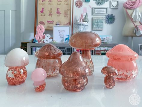 Mushroom Jar, Mushroom Forest, Art Resin, My Office, Happily Ever After, Ever After, Resin Art, This Year, Stuffed Mushrooms