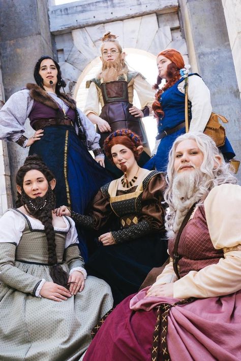 Hobbit Oc, Hobbit Cosplay, Hobbit Party, Bearded Lady, Jrr Tolkien, Fantasy Costumes, High Fantasy, Character Creation, Fantasy Clothing