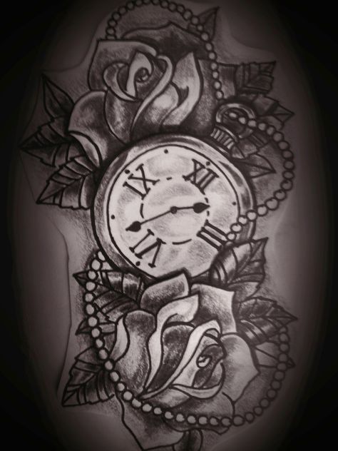 Pocket watch - tattoo designs by me Pocket Watch Tattoo Design, Watch Tattoo Design, Celtic Tattoo Symbols, Pocket Watch Tattoos, Pocket Watch Tattoo, Watch Tattoos, Celtic Tattoo, Clock Tattoo, New School Tattoo