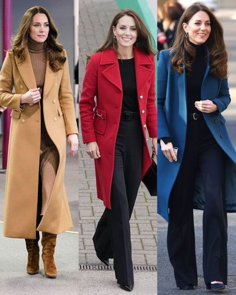 Kate Middleton Outfits Winter, Kate Middleton Color Analysis, Kate Middleton Winter Outfits, Kate Middleton Winter, Princess Of Wales Style, Kate Middleton Coat, Kate Middleton Style Dresses, Kate Middleton Style Outfits, Düşes Kate