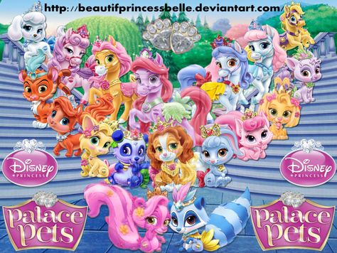 Disney Princesses - Royal Palace Pets by BeautifPrincessBelle.deviantart.com on @deviantART Palace Pets Birthday, Disney Palace Pets, Princess Pets, Disney Princess Pets, Disney Princess Palace Pets, Princess Palace Pets, Princess Palace, Disney Princesses And Princes, Palace Pets