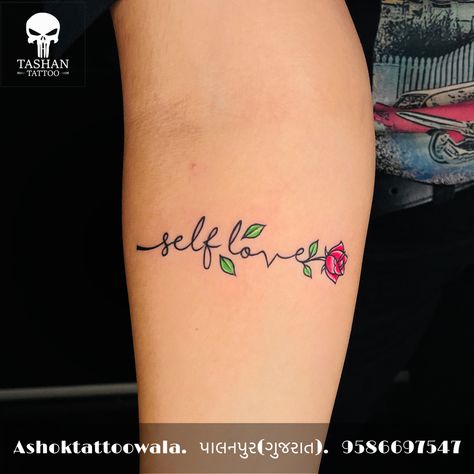 TashanTattoo
AshokTattooWala
S.20. Tirupati plaza
Opp. New bus stand
Near gd modi collage
Palanpur (gujrat)
9586697547
9687533310 Self Love With Flowers Tattoo, Self Love Tattoo Stencil Design, Love My Self Tattoo, Tattoos For Self Love And Growth, Love Name Tattoo, I Am Enough Tattoo, Name Tattoo On Hand, Self Love Tattoos, Tattoo Stencil Designs