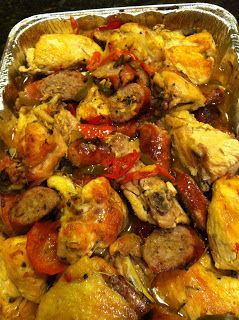 Chicken Scarpiello, Chicken Marengo, Chicken Puttanesca, Chicken Confit, Chicken Scarpariello, Chicken Pakora, Recipes With Chicken And Peppers, Sausage Dishes, Italian Recipes Easy