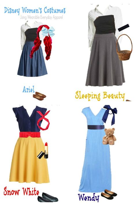 Halloween Disney Costumes, Disney Costumes For Women, Diy Princess Costume, Adult Disney Costumes, Disney Costumes Diy, Disney Bound Outfits Casual, Disney Characters Costumes, Princess Inspired Outfits, Disney Princess Costumes