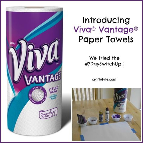 Viva Vantage paper towels have stretchy-strength which gives them great scrubbing power! 7DaySwitchUp AD Diy Paperless Paper Towels, How To Make Reusable Paper Towels, Viva Paper Towels, Diy Wedding On A Budget, Diy Wedding Arch, Trending Crafts, Easy Crafts To Sell, Construction Paper Crafts, Easy Holidays Crafts