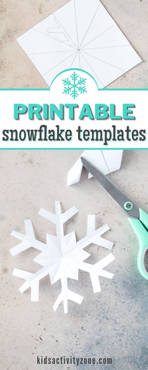 When it starts snowing outside and you are trapped inside with your kids, why not bring some of that snow home by creating beautiful paper snowflakes. Grab these 14 Free Paper Snowflake Templates to make fun, cool snowflakes! Step by step visual instructions included on each template. Small Snowflake Template Printable Free, Easy Snowflake Cutouts, Snowflake Template Printable Free, Snowflake Template Printable, Free Snowflake Template, Snowflake Crafts For Kids, Printable Snowflake Template, Visual Instructions, Free Craft Templates