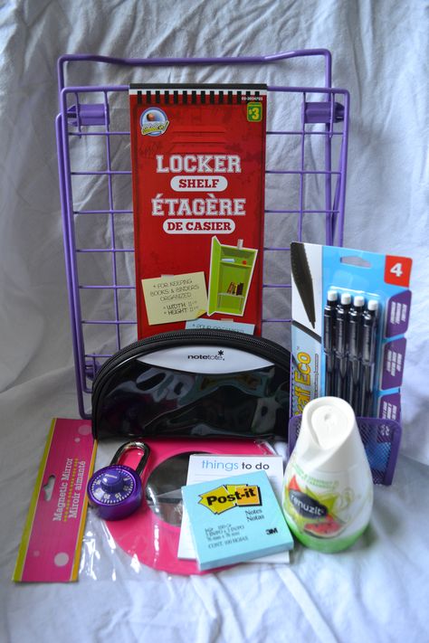 My essential school locker supplies. So this isn't really room organization but I think school organization is really important too. And why not decorate do DIY projects for your locker to make it more fun! I hope everyone has a great school year, make the best out of it! *please credit me if using this pic as I took it myself* http://www.pinterest.com/AwkwardVogue11/ 6th Grade Locker Ideas, Locker Supplies, Middle School Organization, School Locker Organization, School Locker Decorations, Middle School Lockers, High School Supplies, Diy Locker, Middle School Hacks