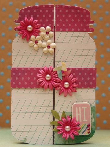 Making Ephemera, Sample Display, Hexagon Cards, Mason Jar Cards, Quilling Work, Scrap Cards, Wrapping Presents, Homemade Birthday Cards, Cardboard House