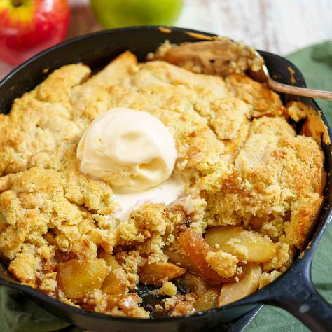 Gluten-Free Apple Cobbler - Peel with Zeal Gf Apple Cobbler, Paleo Apple Cobbler, Apple Cobbler Gluten Free, Bbq Corn Ribs, Gluten Free Apple Desserts, Gluten Free Apple Cobbler, Corn Ribs Recipe, Gf Deserts, Chili Dipping Sauce