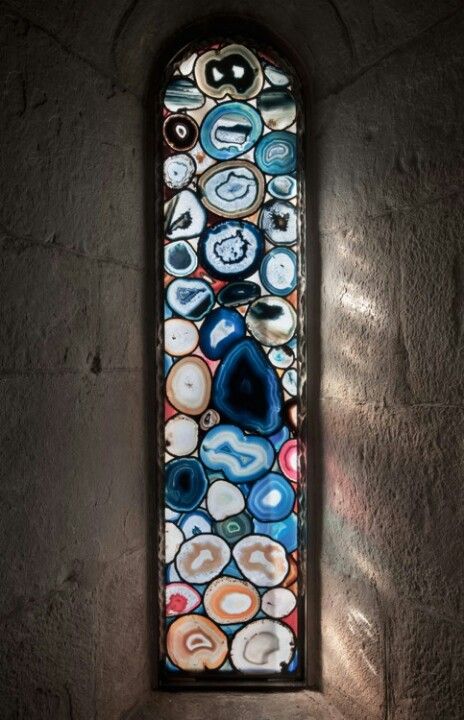 Geodes window: I need to make this Sigmar Polke, Agate Art, Photos Booth, Stained Glass Window, Stained Glass Art, Gems And Minerals, Stained Glass Windows, Rocks And Minerals, Decorating Tips