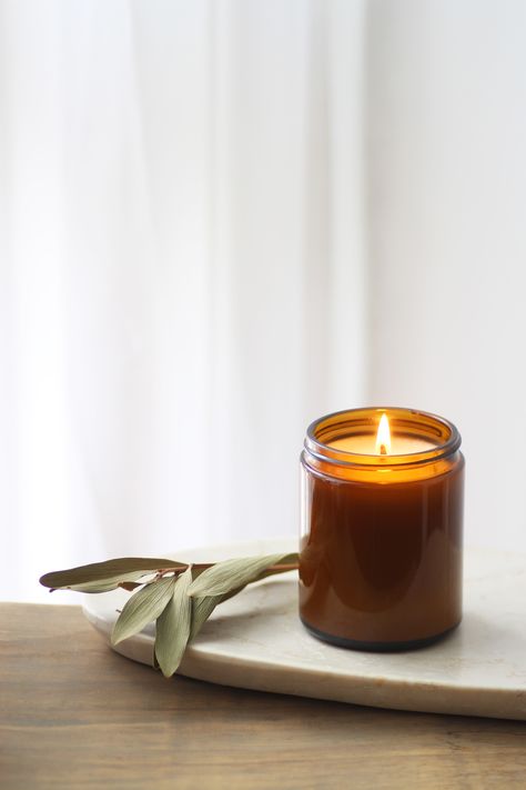 Calm Essential Oil Candle handpoured Soy Wax in Amber Glass jar with lid. Fragrance Notes: Sage / Chai / Clove 40 hours burn time. Lux Candle, Calm Essential Oil, Lux Candles, Glass Jar With Lid, Candles Dark, Amber Candle, Calming Essential Oils, Candle Making Business, Oil Candle