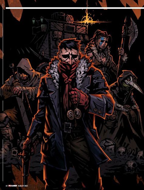 Darkest Dungeon, White Mask, Star Lord, Pc Game, Character Design Inspiration, First Look, Cool Gifs, Character Inspiration, Game Art