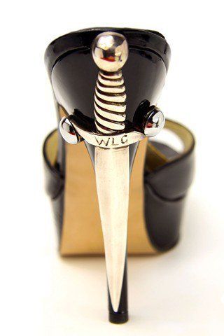 . Knife Heels, Terry De Havilland, Black Dagger Brotherhood, Holly Golightly, Gothic Steampunk, Killer Heels, Unique Shoes, Shoe Closet, Crazy Shoes