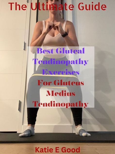 This is the ultimate guide to the best gluteal tendinopathy exercises for gluteus medius tendinopathy. Each of these glute exercises includes pictures of each exercise and explains exactly how to perform each exercise for best results. These exercises for gluteal tendinopathy will improve hip pain, glute pain, hip mobility and overall glute strength. Exercises For Gluteus Medius, Stretches For Glutes And Hips, Gluteal Tendinopathy Exercises, Glute Strengthening Exercises, Gluteal Tendinopathy, Gluteus Medius Exercises, Calisthenics Workout At Home, Activate Glutes, Lower Back Stretches