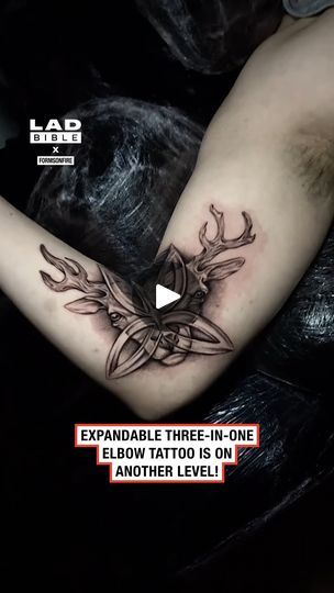 17M views · 217K reactions | Expandable 3 in 1 elbow tattoo 🔥 | This is insane 🔥 | By LADbible | Facebook Inner Elbow Tattoo Men, Elbow Crease Tattoo Inner, Folding Elbow Tattoo, Arm Crease Tattoo, Inside Elbow Tattoo, Inner Elbow Tattoo, Mountain Sleeve Tattoo, Inner Elbow Tattoos, Book Tattoos