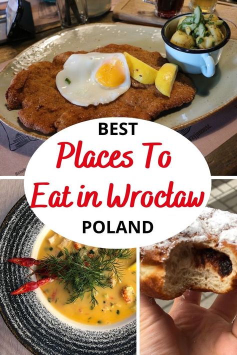 Looking for the best places to eat in Wroclaw? Check out this list of restaurants in Wroclaw: from high-end restaurants to milk bars, we've covered it all. Warsaw Poland Restaurants, Poland Vacation, Travel Outfit Spring, Poland Food, Travel Poland, Polish Heritage, Food Advice, Wroclaw Poland, Vacation Meals