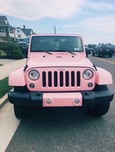 Pink Jeep, Cars Jeep, Dream Cars Jeep, Car Goals, Future Cars, Jeep Stuff, Jeep Life, Car Ideas, Future Car