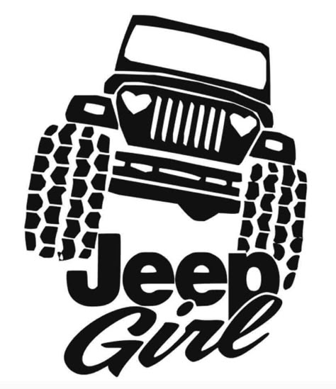 Grey Jeep Wrangler, Vinyl Decals Ideas, Jeep Tattoo, Cars For Girls, Jeep Stickers, Jeep Decals, Girl Decals, Black Jeep, Woodworking Logo