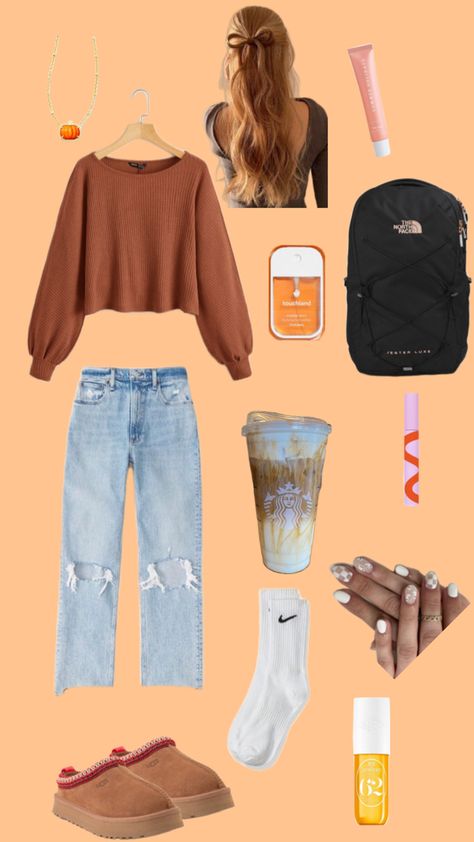 Fall that girl fit Teen Girl Outfit Inspo Fall, Teen Girl Fall Outfits, Fall Teen Outfits, Fall Outfits Teenage Girl, Fall Outfits For Teens, Fall Outfits School, Teen Fall Outfits, Cut Outfits, Thanksgiving Fits