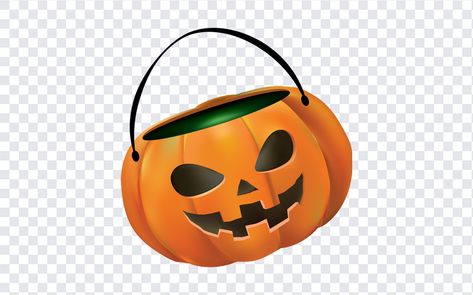 Trick or Treat Bucket PNG Bucket Drawing, Trick Or Treat Bucket, Treat Bucket, Halloween Buckets, Witches Cauldron, Pumpkin Png, Graphic Elements, Graphic Design Projects, Free Vectors