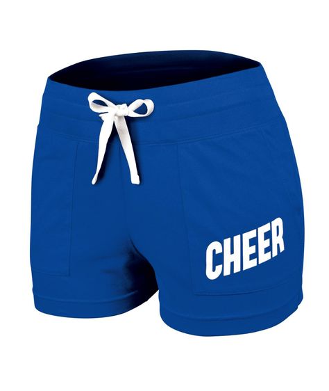 Chasse Classic Short Cheerleading Practice, Cheer Practice Outfits, Cheer Practice Wear, Cheer Socks, Cheerleading Shoes, Cheer Shorts, Cheer Hair Bows, American Flag Shorts, Cheer Practice