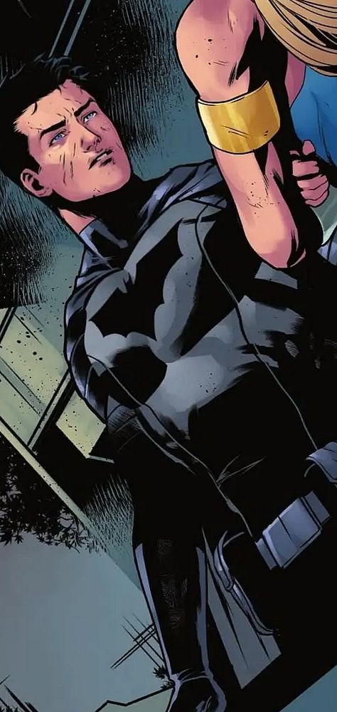 Damian Wayne Costume, Damian Wayne As Batman, Nightwing Dcamu, Damian Wayne Older, Damian Wayne Comics, Damian Wayne Wallpaper, Adult Damian Wayne, Batman Damian Wayne, Damian Al Ghul