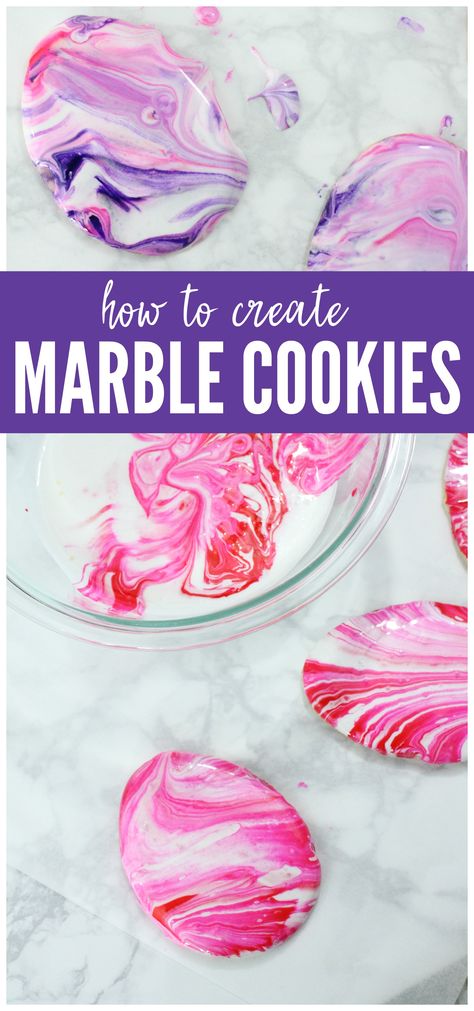 These super fun Marbleized Easter Cookies will be the BIGGEST hit of all the desserts at your Easter lunch. Learn How to Marbleize cookies and try this Easter Dessert! Everyone will love this Sugar Cookie Recipe! Marble Cookies, Easy Easter Cookies, Easter Egg Sugar Cookies, Easter Cookie Recipes, Easter Egg Cookies, Easter Bunny Cookies, Easter Lunch, Easter Sugar Cookies, No Egg Cookies