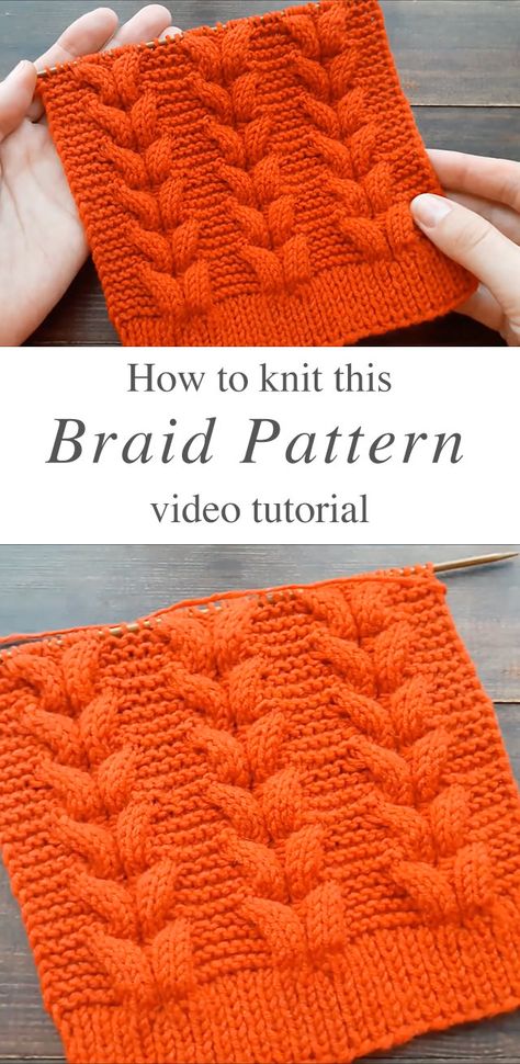 Knitting Braid Pattern You Can Learn Easily | CrochetBeja Living Room Partition Wall Design, Knitting Styles, Knitting Corner, Partition Wall Design, Patio Oasis, Rib Stitch Knitting, Room Partition Wall, Room Divider Ideas, Divider Ideas