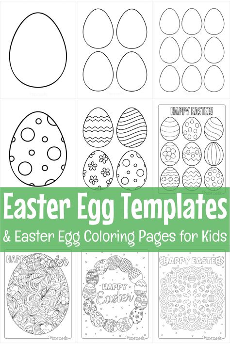 Free Printable Easter Egg Coloring Pages and Templates Easter Eggs Printable Free, Easter Egg Pictures Free Printable, Egg Pattern Printable, Free Printable Easter Pictures, Easter Card Printables Free, Free Easter Egg Printables, Easter Egg Pattern Printable, Easter Egg Coloring Pages Free Printable, Printable Easter Pictures